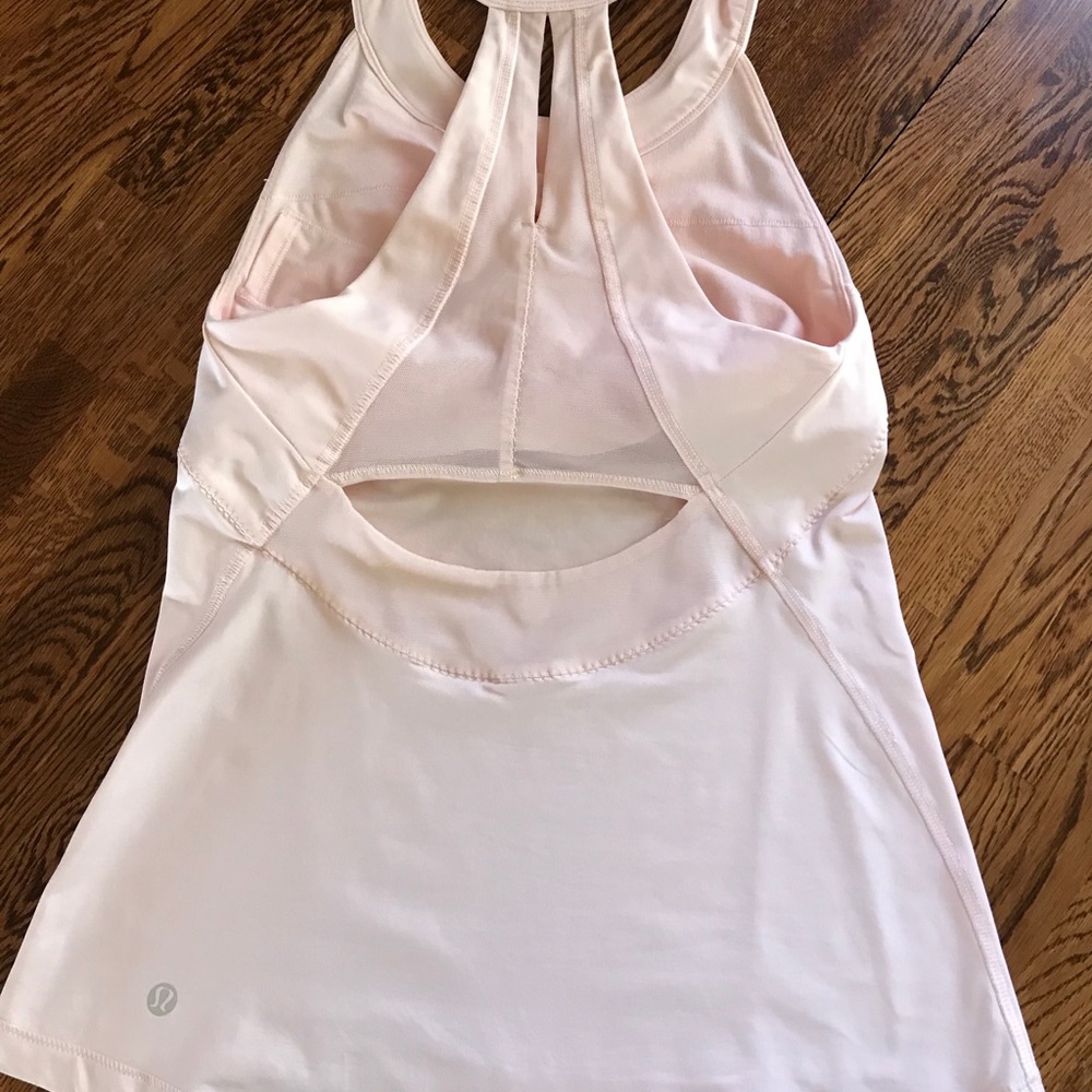 Lululemon Ballerina Pretty Pink Scoop Neck Tank - Picture 4 of 4